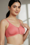 Zivame Double Layered Non Wired 3/4th Coverage Bra - Georgia Peach — thumbnail 6